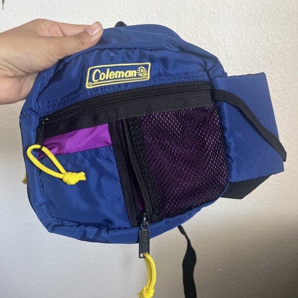 Coleman Handbags - Vintage Coleman Waist Belt Bag Fanny Pack Water Bottle Holder
